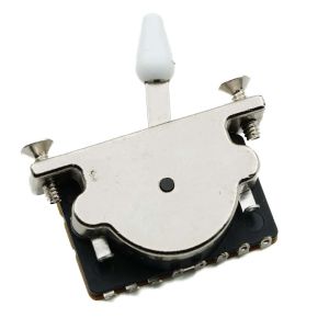 Mikrofoninvaihtokytkin - 5 tie, valettu runko, valkoinen nuppi