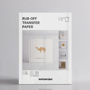 Rub-On siirtokuvakalvo A4, Clear - 1kpl