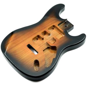 Strato body, Paulownia, HSH, 2-tone burst, lakattu, gloss