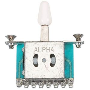 Mikrofoninvaihtokytkin ALPHA BLUE 3WAY (vipu 3.5mm)