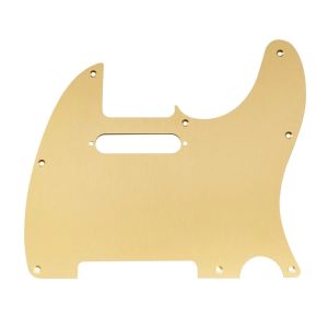 TC -tyylinen plektrasuoja, anodisoitu alumiini, gold 8-hole