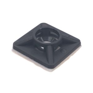 Nippusideankkuri #2 19x19mm, musta (johtojen kiinnitykseen)