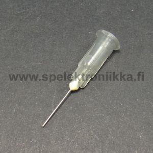Annostelukärki 27G teräskärki 10mm Harmaa Luer Lock
