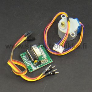 Stepper motor for 5V voltage and stepper motor controller circuit board for Arduino applications