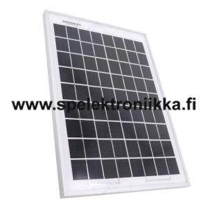 Aurinkopaneeli Max 10W  tyhjäkäyntijännite 22.6V