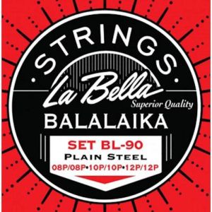 Balalaikan kielet La Bella plain steel LBL90