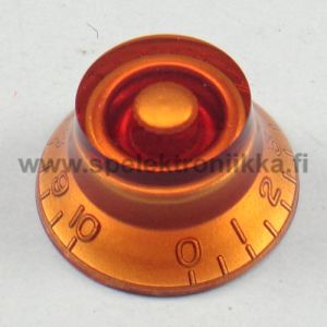 Bell Top Hat nuppi BRONZE AMBER transparent