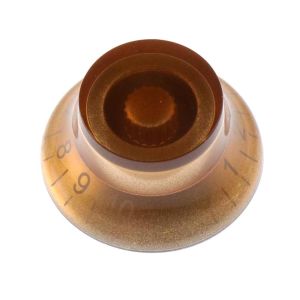 UT Guitar Parts TOP HAT potentiometrin nuppi - amber kulta