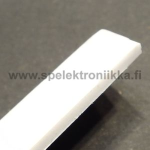 Reunalista, reunanauha 7 mm kitaraan ABS, White FWHT1570