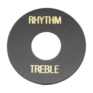 LP -tyylin kytkimen peitelevy BLUES3BK Black kulta teksti