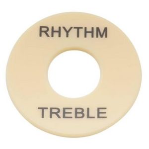 LP -tyylin kytkimen peitelevy BLUES34CM Cream musta teksti