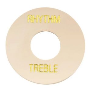 LP -tyylin kytkimen peitelevy BLUES3CM Cream kulta teksti