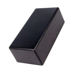 Laitekotelo musta muovia BOX 331B