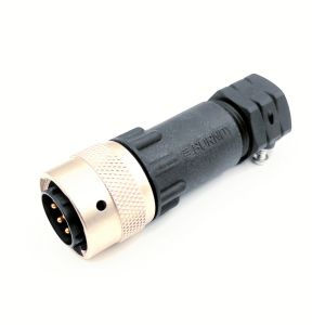 Burndy UTG-12 8-napainen urosliitin IP67