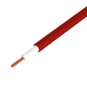 Monisäikeinen taipuisa tuplaeristeinen PVC mittajohto punainen 1 mm²