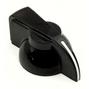 Chicken head osoitin nuppi, musta ruuvikiinnitys n. 13 x 19 x 32 mm