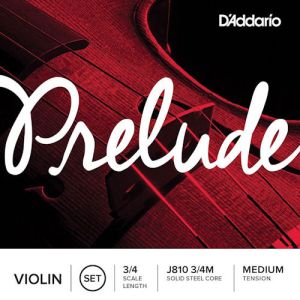 Viulun kielisetti D'Addario prelude 3/4 -koko, VSS3/4