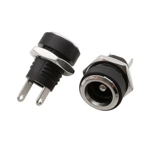 DC -runkoliitin 2.1 / 5.5mm, eristetty, pieni