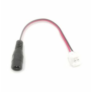 Virransyöttöjohto 8mm leveälle LED-nauhalle, päässä 2.1/5.5mm DC jatko