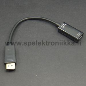 Displayportti uros / HDMI naaras adapteri