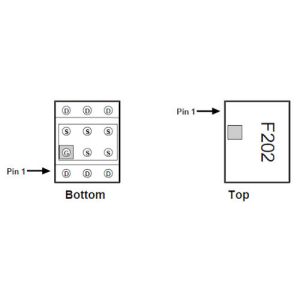 FDZ202P SMD P-Channel 2.5V Specified PowerTrench BGA MOSFET