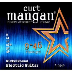 Curt Mangan 9-46 Nickel Wound Set - Sähkökitaran kielisetti (USA)