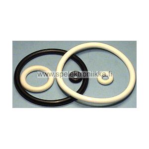 Flipperin pyöreä kumirengas, black rubber ring 2-3/4"