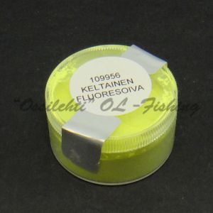 Fluori värikoukku värijauhe keltainen fluoresoiva pulveri purkissa 10g TFH®