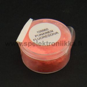 Fluori värikoukku värijauhe punainen (pinkinpunainen) fluoresoiva pulveri purkissa 10g TFH®