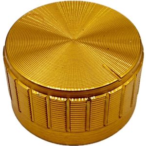 Potentiometrin nuppi 17 x 30 mm alumiinipäällysteinen GOLDENCOPPER "push to fit"