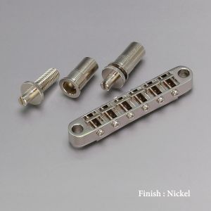 Gotoh GE103BT talla - Nashville Style Tune-o-matic (TOM) NIKKELI