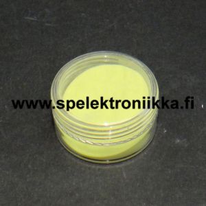 Fosforijauhe Pale Yellow värijauhe glow powder 10 g jälkivalaiseva ja fluoresoiva pulveri värikoukkuihin TFH®