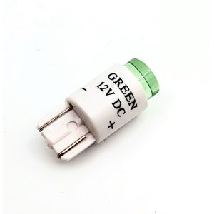12V LED-merkkivalo T10-kannalla vihreä