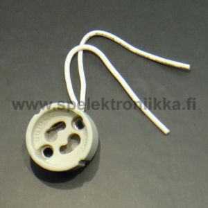 GZ10 keraaminen halogeenilampun kanta GU10 ja GZ10 lampuille