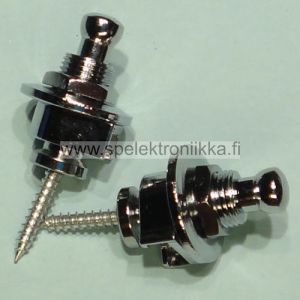 Hihnalukkopari / hihnanuppipari lukolla SP1101CR kromi