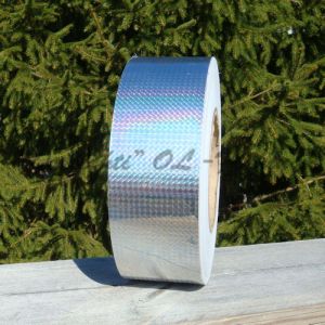 Uistinteippi vieheteippi minisuomu 50 mm hopea hologrammi 1m