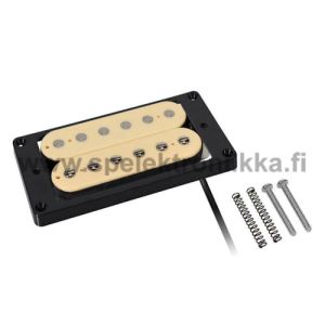 Humbucker Ivory Bridge Alnico 5 formvar neljällä johdolla