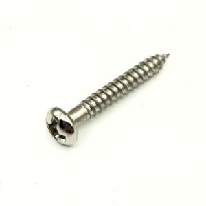 Kupukanta puuruuvi 2.5mm x 20mm nikkeli