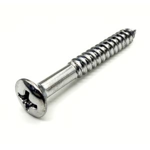 Ovaalikanta puuruuvi 4.2mm x 38mm nikkeli