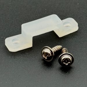 Vedenpitävän LED-nauhan kiinnike + ruuvit
