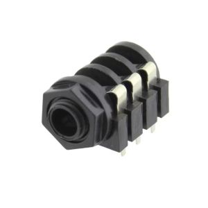 Stereorunko 6,3 mm kytkimellä, eristetty