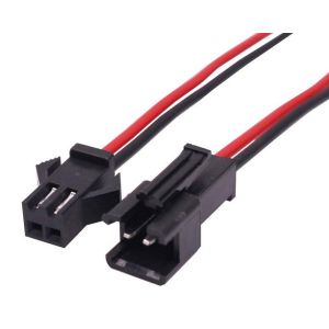 JST SM -tyylinen 2PIN liitinpari
