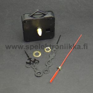 Kellokoneisto viisareilla, metalliset "wanhan ajan" osoittimet