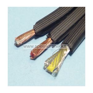Valvontakamerakaapeli 1x75ohm koaksiaali + 2x0.14