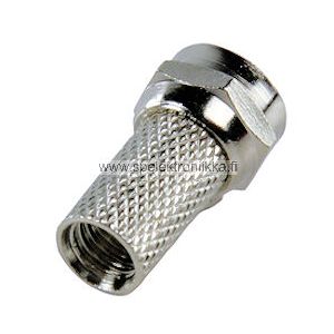 F -liitin, kierrettävä hyvälaatuinen 5.0 mm kaapelille