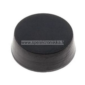 Laitekotelotassu, musta, halk. 10.5/11mm kork. 5mm