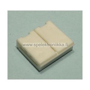 LED liitin 2 -napainen 10 mm leveälle LED -nauhalle jatkoliitin ei johtoa