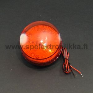 LED vilkku strobovalo punainen LED majakka 12V / n. 120 mA