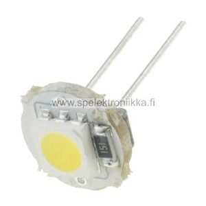 LED Warm White 12V 15lm G4 -kantaan sopiva