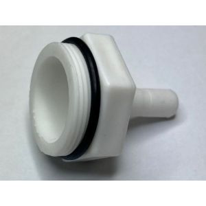 Letkuliitin (hanaliitin) 23 mm ulkokierre / supistin 6 mm